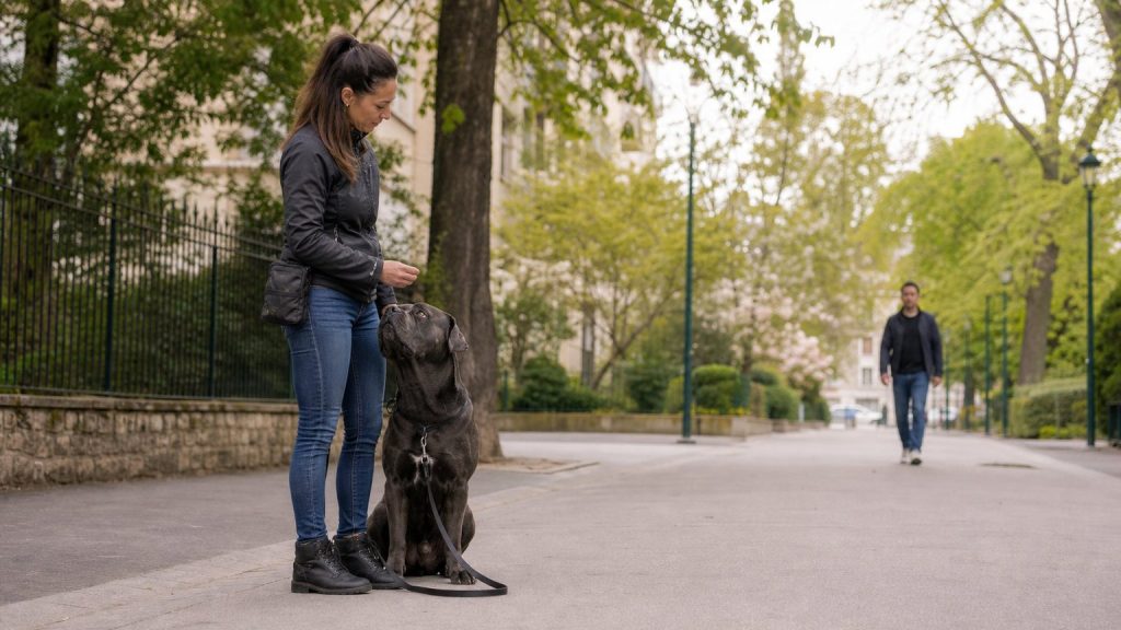 Image contextuelle pour « Cane Corso protecteur : canaliser sans renforcer la méfiance »