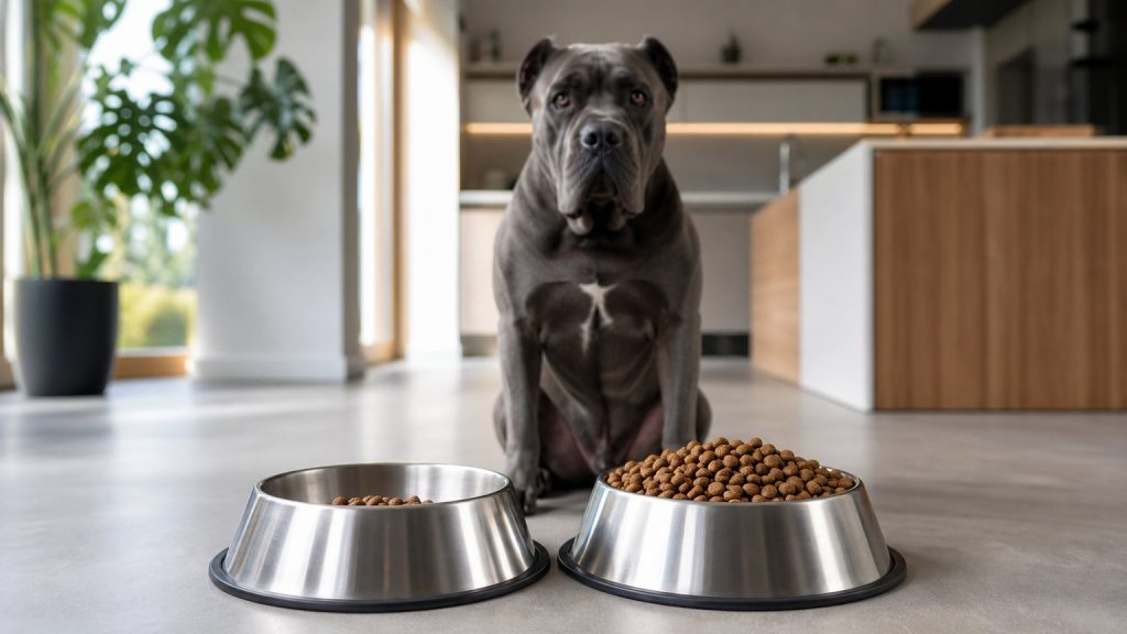 Image contextuelle pour « Croquettes pour Cane Corso : critères pour grand chien »